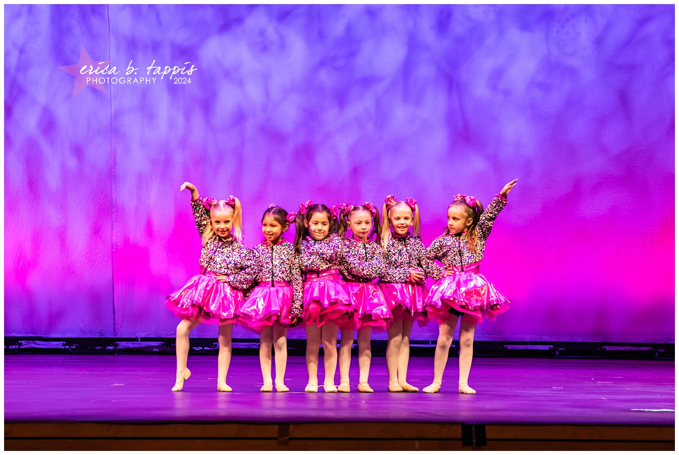 Students performing on stage